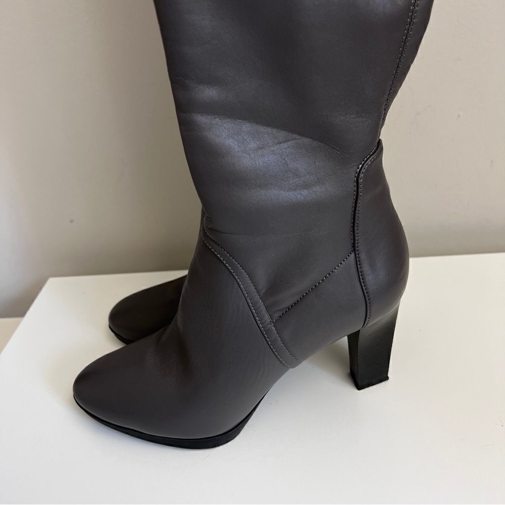 Franco Sarto Grey Long Healed Boots 7.5